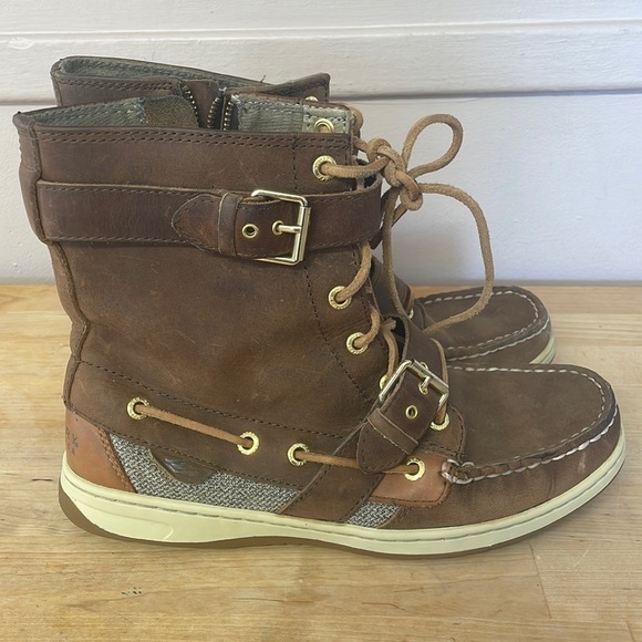Sperry Top Sider ankle boots size 8.5 - Picture 3 of 16